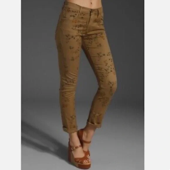 Citizens of Humanity Mandy high waist retro slim floral print, size 28 - Picture 2 of 9